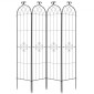 VEVOR Garden Trellis, 220 x 52,5 cm Rose Trellis, 4 Packs Garden Flower Rose Trellies with Powder-coated Finish & Convenient Locking Design, Plant Support Trellises for Flowers, Vegetables, Roses