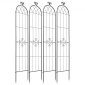 VEVOR Garden Trellis, 220 x 52,5 cm Rose Trellis, 4 Packs Garden Flower Rose Trellies with Powder-coated Finish & Convenient Locking Design, Plant Support Trellises for Flowers, Vegetables, Roses