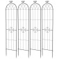 VEVOR Garden Trellis, 220 x 52,5 cm Rose Trellis, 4 Packs Garden Flower Rose Trellies with Powder-coated Finish & Convenient Locking Design, Plant Support Trellises for Flowers, Vegetables, Roses