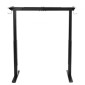 VEVOR Standing Desk Frame Διπλό κινητήρα, Ηλεκτρική Ρυθμιζόμενη Μήκος επέκτασης 104-160 cm, 4 Ρυθμίσεις ύψους μνήμης, Πόδια Τραπεζιού Stand Up, Sit to Stand Desk Riser Leg Riser for Office Home Base Worksation, Μαύρο