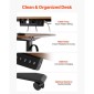 VEVOR Standing Desk Frame Διπλό κινητήρα, Ηλεκτρική Ρυθμιζόμενη Μήκος επέκτασης 104-160 cm, 4 Ρυθμίσεις ύψους μνήμης, Πόδια Τραπεζιού Stand Up, Sit to Stand Desk Riser Leg Riser for Office Home Base Worksation, Μαύρο