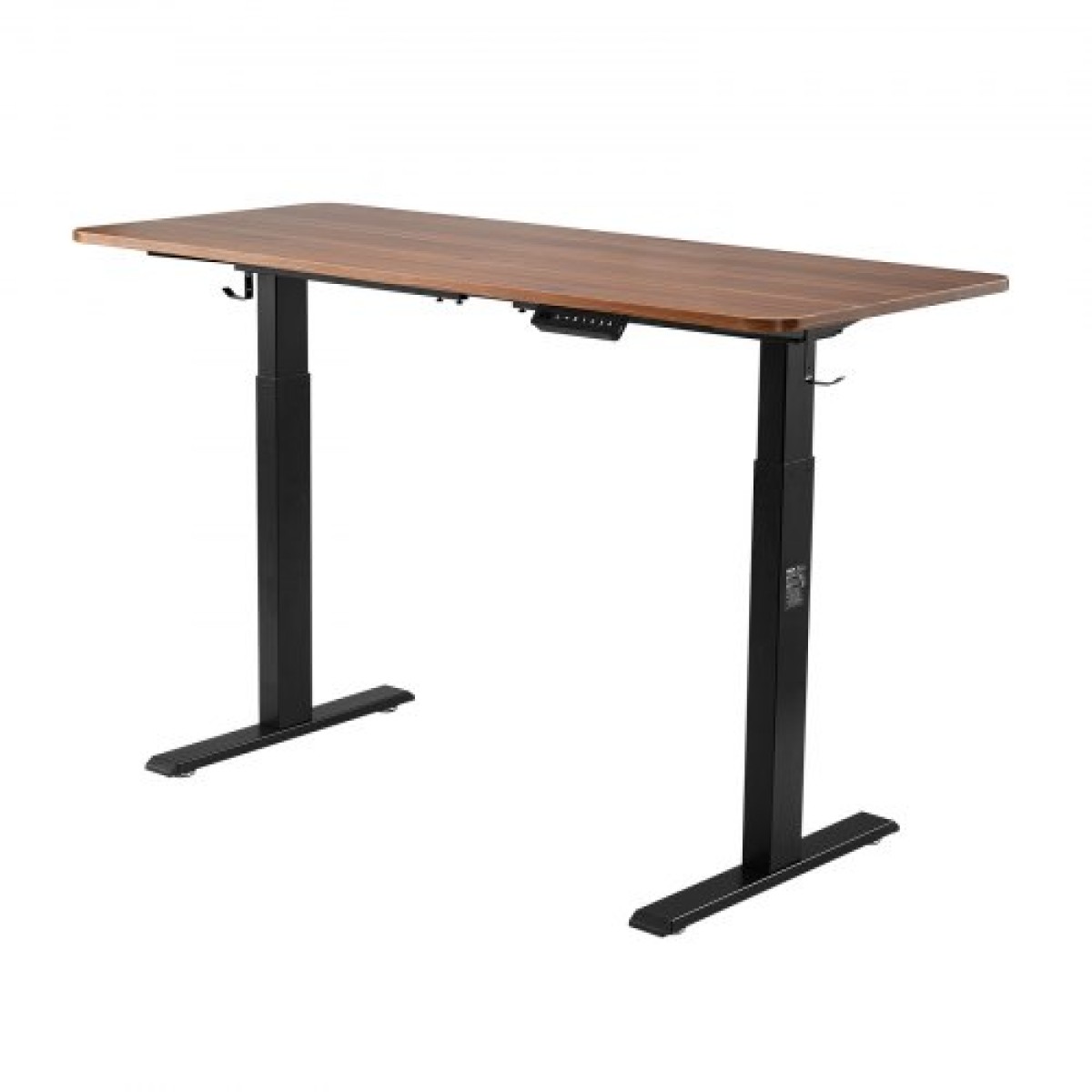 VEVOR Standing Desk Frame Διπλό κινητήρα, Ηλεκτρική Ρυθμιζόμενη Μήκος επέκτασης 104-160 cm, 4 Ρυθμίσεις ύψους μνήμης, Πόδια Τραπεζιού Stand Up, Sit to Stand Desk Riser Leg Riser for Office Home Base Worksation, Μαύρο