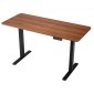 VEVOR Standing Desk Frame Διπλό κινητήρα, Ηλεκτρική Ρυθμιζόμενη Μήκος επέκτασης 104-160 cm, 4 Ρυθμίσεις ύψους μνήμης, Πόδια Τραπεζιού Stand Up, Sit to Stand Desk Riser Leg Riser for Office Home Base Worksation, Μαύρο