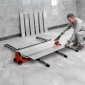 VEVOR 1800 mm Χειροκίνητος κόφτης πλακιδίων, αναβαθμισμένη ράγα και συρόμενη κεφαλή, Οδηγός ευθυγράμμισης ακριβείας, τροχός κοπής καρβιδίου βολφραμίου, πόδια στήριξης με περιστρεφόμενους τροχούς, για επαγγελματίες DIY, κεραμικά, πλακάκια δαπέδου και τοίχο