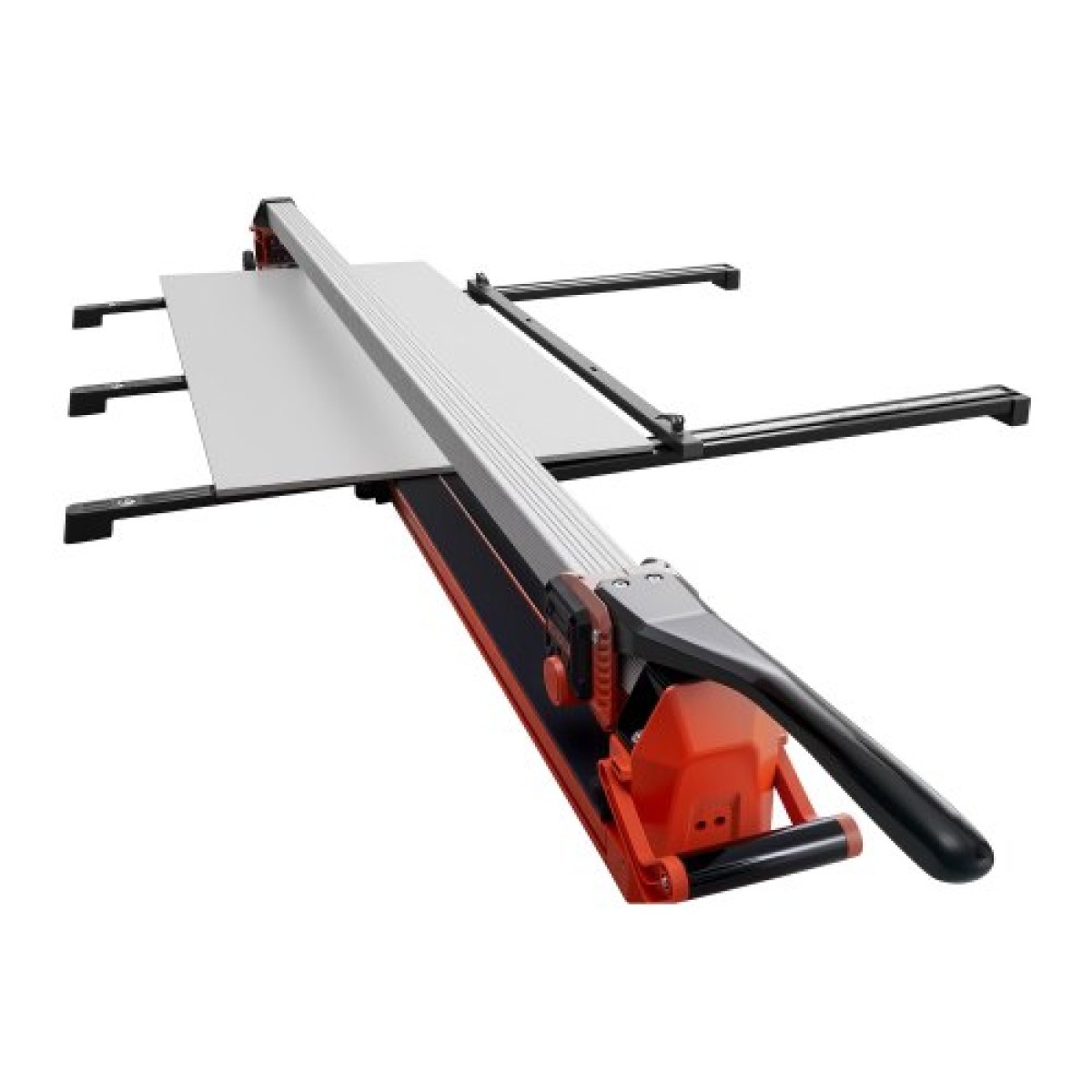 VEVOR 1800 mm Χειροκίνητος κόφτης πλακιδίων, αναβαθμισμένη ράγα και συρόμενη κεφαλή, Οδηγός ευθυγράμμισης ακριβείας, τροχός κοπής καρβιδίου βολφραμίου, πόδια στήριξης με περιστρεφόμενους τροχούς, για επαγγελματίες DIY, κεραμικά, πλακάκια δαπέδου και τοίχο
