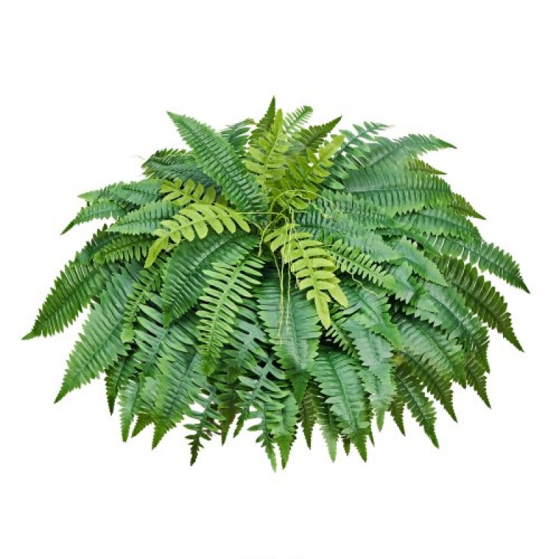 VEVOR Τεχνητές φτέρες, 1270 mm Fake Boston Fern Bush Plant with 96 Fronds, Large Faux Greenery για εσωτερική και εξωτερική διακόσμηση, μετάξι & LDPE, ρεαλιστική για οικιακή βεράντα στον κήπο Γραφείο Σαλόνι Γραφείου