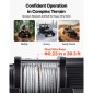 VEVOR 2041 kg Ηλεκτρικό βαρούλκο, βαρούλκο 12V DC ATV/UTV με Φ6 mm x 12 m ατσάλινο συρματόσχοινο, ασύρματο & ενσύρματο τηλεχειριστήριο, IP54 αδιάβροχο, πλάκα στήριξης Roller Fairlead για ρυμούλκηση ATV UTV εκτός δρόμου