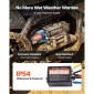 VEVOR 2041 kg Ηλεκτρικό βαρούλκο, βαρούλκο 12V DC ATV/UTV με Φ6 mm x 12 m ατσάλινο συρματόσχοινο, ασύρματο & ενσύρματο τηλεχειριστήριο, IP54 αδιάβροχο, πλάκα στήριξης Roller Fairlead για ρυμούλκηση ATV UTV εκτός δρόμου