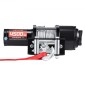 VEVOR 2041 kg Ηλεκτρικό βαρούλκο, βαρούλκο 12V DC ATV/UTV με Φ6 mm x 12 m ατσάλινο συρματόσχοινο, ασύρματο & ενσύρματο τηλεχειριστήριο, IP54 αδιάβροχο, πλάκα στήριξης Roller Fairlead για ρυμούλκηση ATV UTV εκτός δρόμου