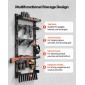 Βάση τοίχου VEVOR Gun Rack, Heavy Duty Steel, Indoor Rifle Shotgun Rack with Magazine Holt, Panel MOLLE, Gun Accessories Display Storage Storage, Hold μέχρι 5 τουφέκια ή κυνηγετικά όπλα, για τακτικό εξοπλισμό