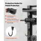 Βάση τοίχου VEVOR Gun Rack, Heavy Duty Steel, Indoor Rifle Shotgun Rack with Magazine Holt, Panel MOLLE, Gun Accessories Display Storage Storage, Hold μέχρι 5 τουφέκια ή κυνηγετικά όπλα, για τακτικό εξοπλισμό