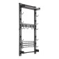 Βάση τοίχου VEVOR Gun Rack, Heavy Duty Steel, Indoor Rifle Shotgun Rack with Magazine Holt, Panel MOLLE, Gun Accessories Display Storage Storage, Hold μέχρι 5 τουφέκια ή κυνηγετικά όπλα, για τακτικό εξοπλισμό