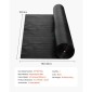 VEVOR Weed Barrier Fabric Heavy Duty, 4x35,1m 99,2g Landscape Fabric, Woven Weed Blocker Fabrics, Garden Fabrics Weeds Barrier, Weeds Control Ground Cover, Geotextile Webbing, Gardening Mat, Black