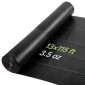 VEVOR Weed Barrier Fabric Heavy Duty, 4x35,1m 99,2g Landscape Fabric, Woven Weed Blocker Fabrics, Garden Fabrics Weeds Barrier, Weeds Control Ground Cover, Geotextile Webbing, Gardening Mat, Black