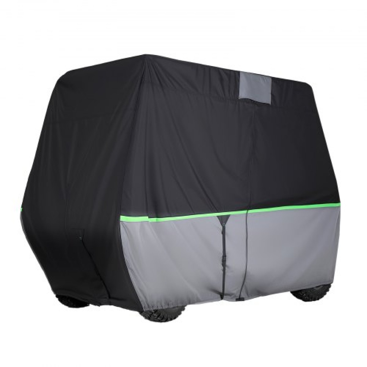 Κάλυμμα VEVOR Golf Cart, Full Coverage 2+2/4 Passenger Golf Cart, 600D αδιάβροχο Oxford Fabric Club Car Cover που ταιριάζει στα περισσότερα Carts Club Car, Yamaha, EZGO, Honda, PU Coating & Three Zipper Doors