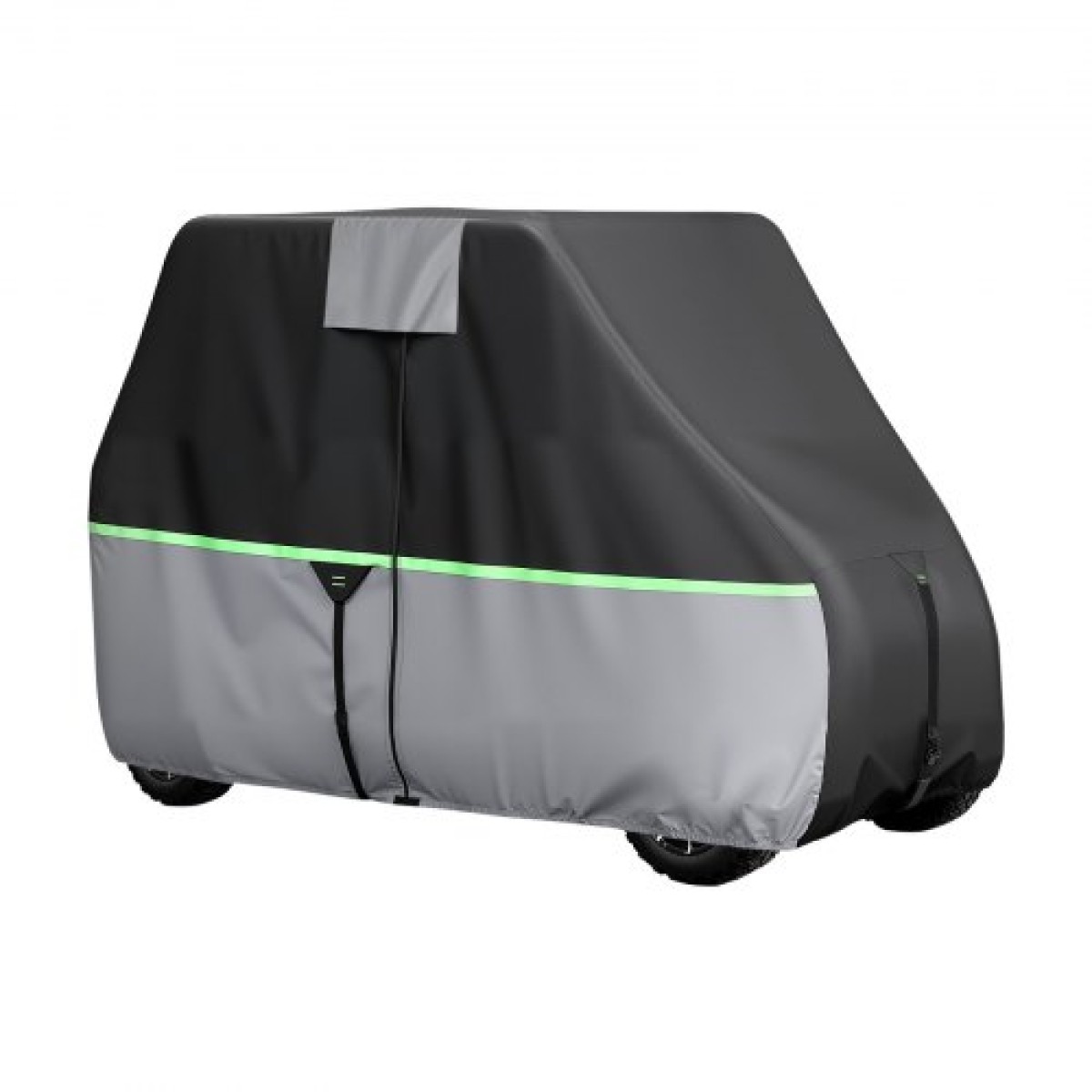 Κάλυμμα VEVOR Golf Cart, Full Coverage 2+2/4 Passenger Golf Cart, 600D αδιάβροχο Oxford Fabric Club Car Cover που ταιριάζει στα περισσότερα Carts Club Car, Yamaha, EZGO, Honda, PU Coating & Three Zipper Doors
