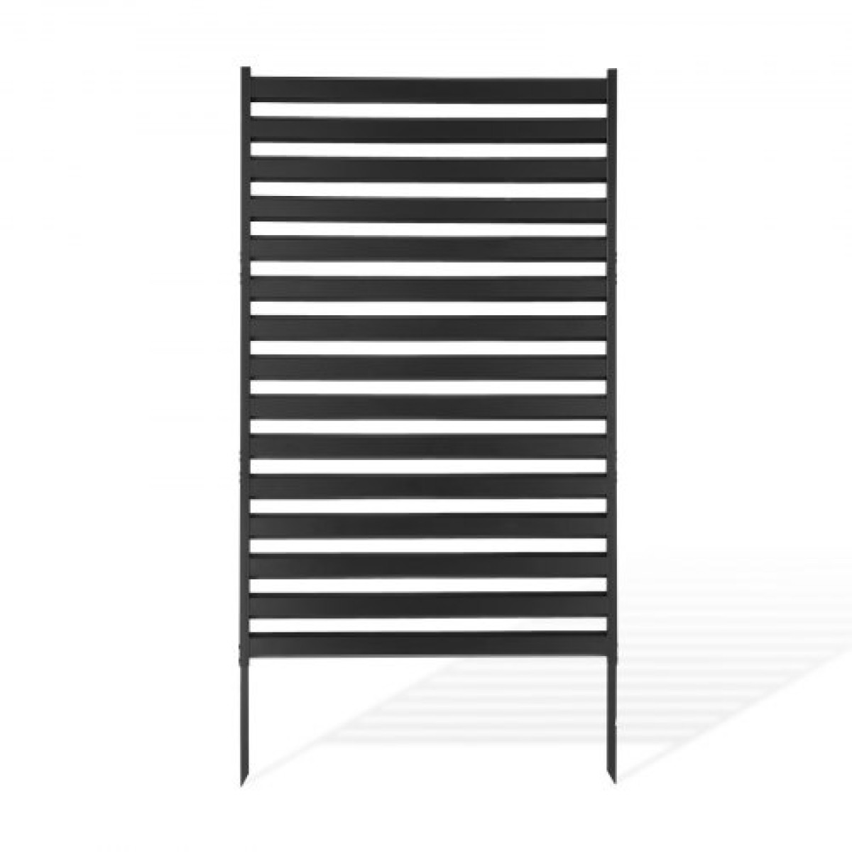 VEVOR Metal Privacy Screen, 96 x 152,4cm Ανεξάρτητος Μοντέρνος φράχτης Privacy, Διαιρέτης κήπου με εκτεταμένους πάσσαλους εδάφους & ρυθμιζόμενο ύψος πάνελ, ανεξάρτητο εξωτερικό διαχωριστικό για κήπο, εσωτερικό