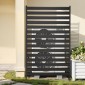 VEVOR Metal Privacy Screen, 96 x 152,4cm Ανεξάρτητος Μοντέρνος φράχτης Privacy, Διαιρέτης κήπου με εκτεταμένους πάσσαλους εδάφους & ρυθμιζόμενο ύψος πάνελ, ανεξάρτητο εξωτερικό διαχωριστικό για κήπο, εσωτερικό