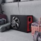 Πακέτο VEVOR Subwoofer Bass, 305mm, 245W RMS, Πλήρες πακέτο υπογούφερ και ενισχυτή αυτοκινήτου, με φορτωμένο περίβλημα, ενσωματωμένο ενισχυτή και κιτ καλωδίωσης, Slim Trapezoid, Compact για συστήματα ήχου αυτοκινήτου