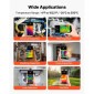 VEVOR Thermal Imaging Camera για Android, 512 x 384 TISR Super Resolution, 25HZ Rate Refresh Rate Infrared Thermal Imager for Smartphone Tablet, 256 x 192 IR Resolution, -20°C to 550°C & 15 Color Palettes