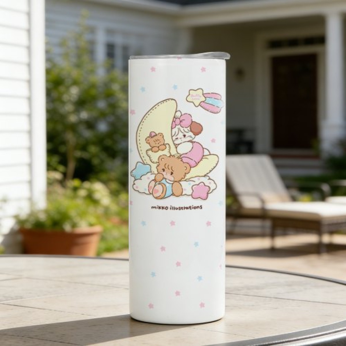 VEVOR Sublimation Tumblers, 4 Pack, 591 mL Skinny Straight Tumblers Χύμα, Ανοξείδωτα κύπελλα εξάχνωσης με καπάκι και καλαμάκια, διπλό μονωμένο κάλυμμα ποτηριού, για εξατομικευμένη προσαρμογή DIY