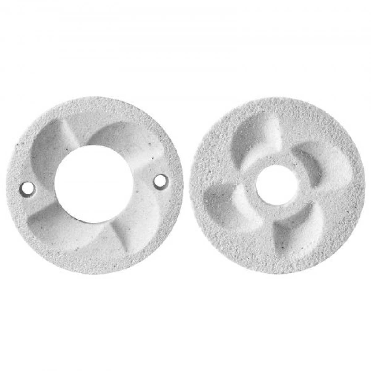Φύλλα λείανσης VEVOR 2PCS για ηλεκτρικό μύλο σιτηρών, μαρμάρινοι δίσκοι ξηρής & υγρής λείανσης, ανταλλακτικές πλάκες λείανσης συμβατές με μύλο μύλου καλαμποκιού VEVOR GM-002