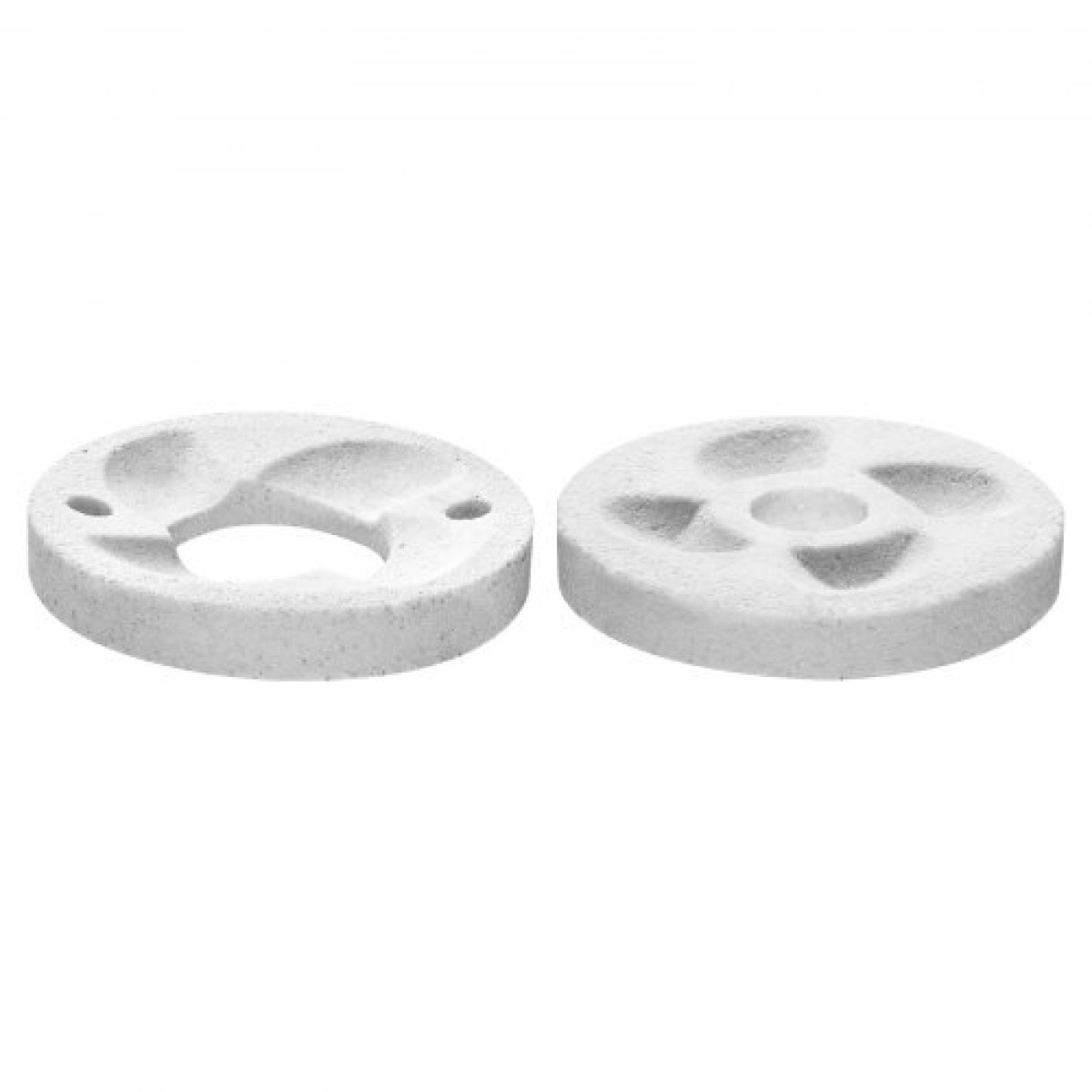 Φύλλα λείανσης VEVOR 2PCS για ηλεκτρικό μύλο σιτηρών, μαρμάρινοι δίσκοι ξηρής & υγρής λείανσης, ανταλλακτικές πλάκες λείανσης συμβατές με μύλο μύλου καλαμποκιού VEVOR GM-002