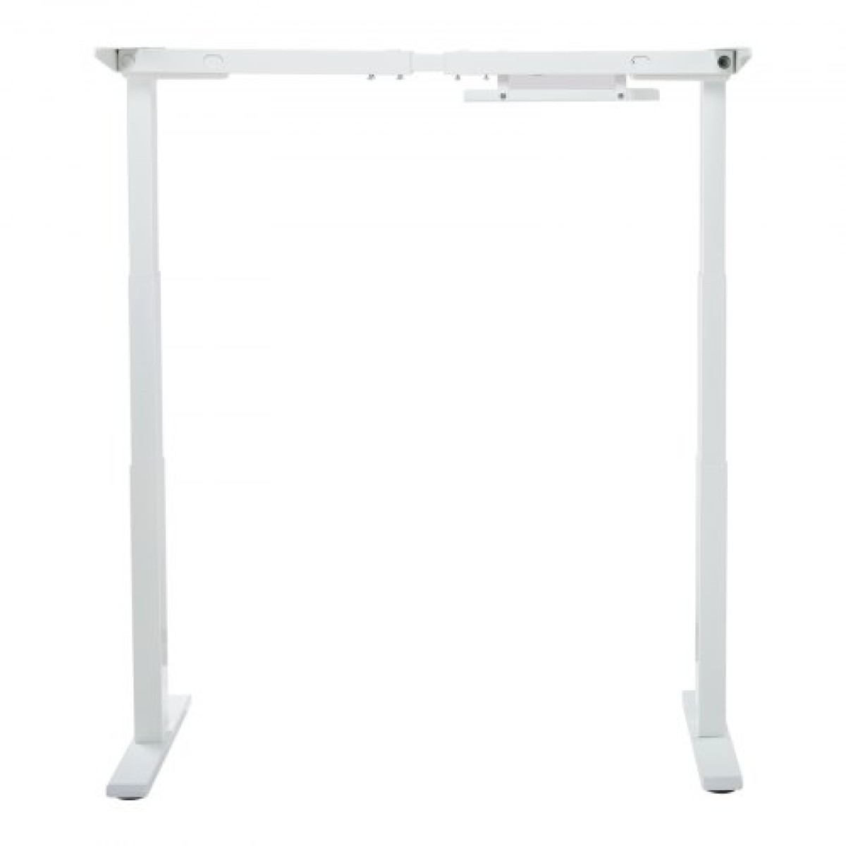 Πλαίσιο VEVOR Standing Desk Σκελετός Διπλού κινητήρα, Ηλεκτρικό Ρυθμιζόμενο μήκος επέκτασης 100-180 cm, 3 Ρυθμίσεις Ύψους Μνήμης Πόδια τραπεζιού όρθια, Sit to Stand Desk Riser Leg Riser for Office Home Base Worksation, Λευκό