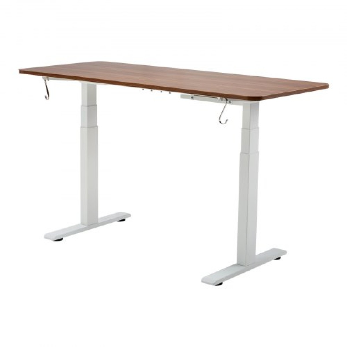 Πλαίσιο VEVOR Standing Desk Σκελετός Διπλού κινητήρα, Ηλεκτρικό Ρυθμιζόμενο μήκος επέκτασης 100-180 cm, 3 Ρυθμίσεις Ύψους Μνήμης Πόδια τραπεζιού όρθια, Sit to Stand Desk Riser Leg Riser for Office Home Base Worksation, Λευκό