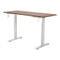 Πλαίσιο VEVOR Standing Desk Σκελετός Διπλού κινητήρα, Ηλεκτρικό Ρυθμιζόμενο μήκος επέκτασης 100-180 cm, 3 Ρυθμίσεις Ύψους Μνήμης Πόδια τραπεζιού όρθια, Sit to Stand Desk Riser Leg Riser for Office Home Base Worksation, Λευκό