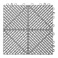VEVOR Interlocking Drinage Mats, 310x310 mm, Πλακάκια δαπέδου γκαράζ, Αντιολισθητικό στρώμα ντους με πλακάκια δαπέδου αποστράγγισης PP, αυτοστραγγιζόμενο, εύκολη τοποθέτηση, για μπάνιο, κουζίνα, πισίνα & εξωτερικό χώρο, γκρι, 55 πακέτο