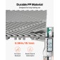 VEVOR Interlocking Drinage Mats, 310x310 mm, Πλακάκια δαπέδου γκαράζ, Αντιολισθητικό στρώμα ντους με πλακάκια δαπέδου αποστράγγισης PP, αυτοστραγγιζόμενο, εύκολη τοποθέτηση, για μπάνιο, κουζίνα, πισίνα & εξωτερικό χώρο, γκρι, 55 πακέτο