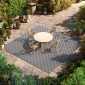 VEVOR Interlocking Drinage Mats, 310x310 mm, Πλακάκια δαπέδου γκαράζ, Αντιολισθητικό στρώμα ντους με πλακάκια δαπέδου αποστράγγισης PP, αυτοστραγγιζόμενο, εύκολη τοποθέτηση, για μπάνιο, κουζίνα, πισίνα & εξωτερικό χώρο, γκρι, 55 πακέτο