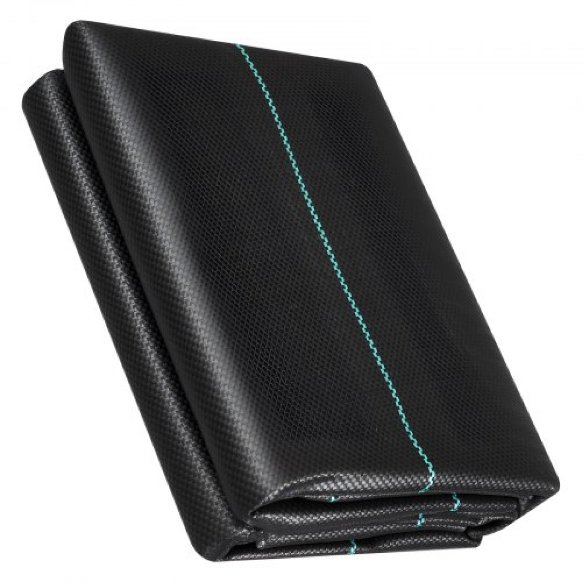 VEVOR Weed Barrier Fabric Heavy Duty, 2 Packs 0,9x15,2m 90,7g Weed Blocker Fabric, Woven Landscape Fabric, Garden Fabrics Weeds Barrier, Weeds Control Ground Cover, Geotextile Webbing, Black