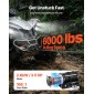 VEVOR 2721 kg Ηλεκτρικό βαρούλκο, βαρούλκο 12V DC ATV/UTV με Φ6 mm x 15 m συνθετικό σχοινί, ασύρματο & ενσύρματο τηλεχειριστήριο, IP55 αδιάβροχο, με πλάκα στήριξης Fairlead για ρυμούλκηση ATV UTV εκτός δρόμου