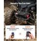 VEVOR 2721 kg Ηλεκτρικό βαρούλκο, βαρούλκο 12V DC ATV/UTV με Φ6 mm x 15 m συνθετικό σχοινί, ασύρματο & ενσύρματο τηλεχειριστήριο, IP55 αδιάβροχο, με πλάκα στήριξης Fairlead για ρυμούλκηση ATV UTV εκτός δρόμου