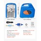 Φορητό μηχάνημα ανάκτησης ψυκτικού VEVOR, 1 HP 220-240V 50Hz Dual Cylinder AC Recovery Machine for Liquid Vapor Refrigerant, 1450 RPM Μονάδα Ανακύκλωσης HVAC για αυτοκίνητα και οικιακά συστήματα κλιματισμού