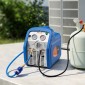 Φορητό μηχάνημα ανάκτησης ψυκτικού VEVOR, 1 HP 220-240V 50Hz Dual Cylinder AC Recovery Machine for Liquid Vapor Refrigerant, 1450 RPM Μονάδα Ανακύκλωσης HVAC για αυτοκίνητα και οικιακά συστήματα κλιματισμού