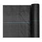 VEVOR Weed Barrier Fabric Heavy Duty, 0,4 x 15,2m 90,7g Landscape Fabric, Woven Weed Blocker Fabrics, Garden Fabrics Weeds Barrier, Weeds Control Ground Cover, Geotextile Webbing, Gardening Mat, Black