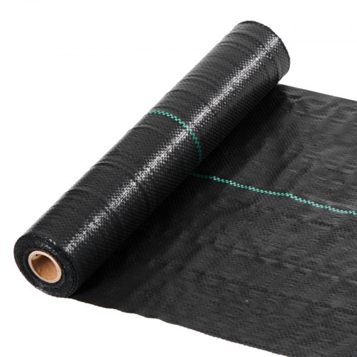 VEVOR Weed Barrier Fabric Heavy Duty, 0,4 x 15,2m 90,7g Landscape Fabric, Woven Weed Blocker Fabrics, Garden Fabrics Weeds Barrier, Weeds Control Ground Cover, Geotextile Webbing, Gardening Mat, Black