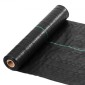 VEVOR Weed Barrier Fabric Heavy Duty, 0,4 x 15,2m 90,7g Landscape Fabric, Woven Weed Blocker Fabrics, Garden Fabrics Weeds Barrier, Weeds Control Ground Cover, Geotextile Webbing, Gardening Mat, Black