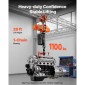 Ηλεκτρικός ανυψωτήρας αλυσίδας VEVOR 500 kg, Ύψος ανύψωσης 6 m, Μονοφασικός γερανός 230 V με ασύρματο 100 m & ενσύρματο τηλεχειριστήριο 4,5 m, Ηλεκτρικός ανυψωτήρας για εργοστάσια, αποθήκες, γκαράζ