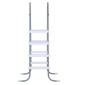 VEVOR Above Ground Pool Ladder, 4-Step Steel A-Frame Swimming Pool Swimming Swimming Pool 121,9 cm, Χωρητικότητα 136 kg Σκαλοπάτια εισόδου/εξόδου με ασφαλές αντιολισθητικό, ανθεκτικό φαρδύ σκαλοπάτι, εύκολη εγκατάσταση, γκρι & λευκό