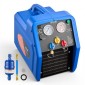 Φορητό μηχάνημα ανάκτησης ψυκτικού VEVOR, 1 HP 220V 50Hz Dual Cylinder AC Recovery Machine for Liquid Vapor Refrigerant, 1450 RPM Μονάδα Ανακύκλωσης HVAC για αυτοκίνητα και οικιακό κλιματισμό