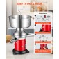 VEVOR Electric Milk Cream Separator, 60L/H Output 10500RPM Milk Cream Crifugal Separator, 304 Ανοξείδωτο Ατσάλι Γίδινο Αγελαδινό Γάλα Διαχωριστική Μηχανή με Χωρητικότητα μπολ 4,5L (40W, 100-240V)