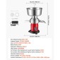 VEVOR Electric Milk Cream Separator, 60L/H Output 10500RPM Milk Cream Crifugal Separator, 304 Ανοξείδωτο Ατσάλι Γίδινο Αγελαδινό Γάλα Διαχωριστική Μηχανή με Χωρητικότητα μπολ 4,5L (40W, 100-240V)