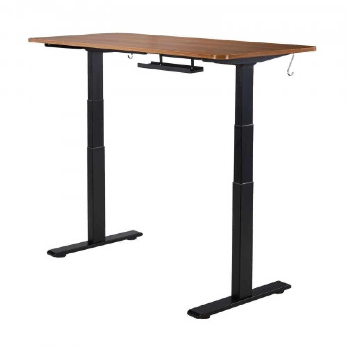 Πλαίσιο VEVOR Standing Desk Σκελετός διπλού κινητήρα, Ηλεκτρικό Ρυθμιζόμενο Μήκος επέκτασης 100-180 cm, 3 Ρυθμίσεις Ύψους Μνήμης Πόδια Τραπέζιου όρθιας στάσης, Επιτραπέζιο Riser Sit to Stand για Office Home Base Worksation, Μαύρο