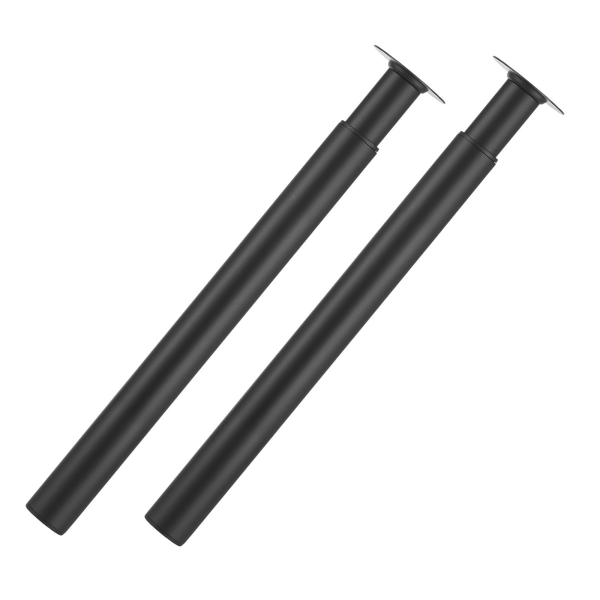 VEVOR Ρυθμιζόμενα πόδια τραπεζιού, 710-1100 mm Πόδια επίπλων από χάλυβα, 544 kg Μέγιστο φορτίο βαρέως τύπου, Γρήγορη εγκατάσταση, Ιδανικό για γραφείο στο σπίτι DIY, Τραπέζια για δείπνο καφέ, Πάγκοι εργασίας, Σετ 4, Μαύρο