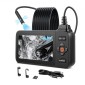 VEVOR Triple Lens Endoscope with Light, 4,5" HD IPS Screen Industrial Borescope Camera, 8 + 2 Lights, 8X Zoom, IP67 Waterproof Inspection Snake Camera για αυτοκίνητα, υδραυλικά (5m άκαμπτο καλώδιο)