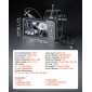 VEVOR Triple Lens Endoscope with Light, 5" HD IPS Screen Industrial Borescope Camera, 1280 x 720 Lens, 8 + 2 LED, Zoom 8X, IP67 Waterproof Inspection Snake Camera για Αυτοκίνητα, Υδραυλικά (5m άκαμπτο καλώδιο)